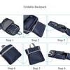 Men's and Women's Nylon Foldable Backpack Casual and Simple Large Capacity Waterproof Travel Bag