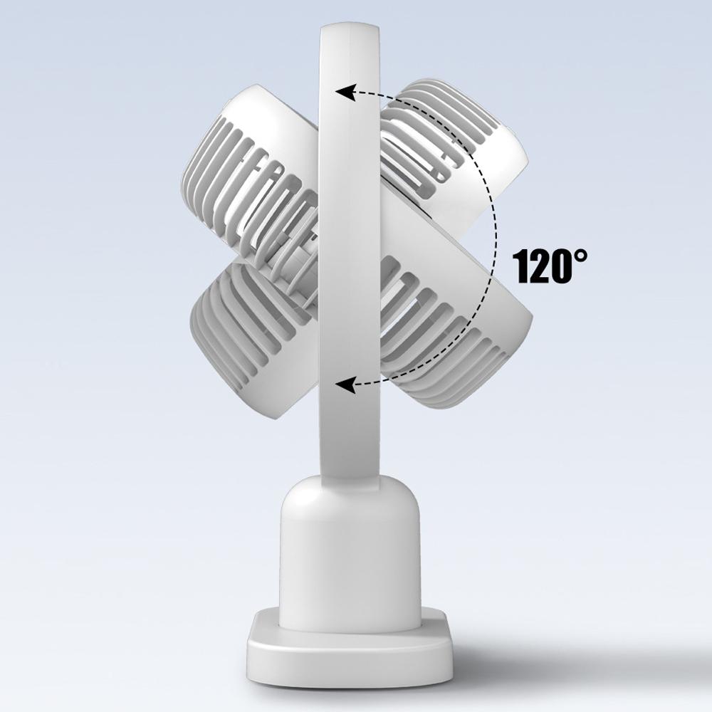 Portable Rechargeable Fan with Light Camping Fan Rechargeable Desktop Portable Circulator Wireless Electric Fan LED Night Light