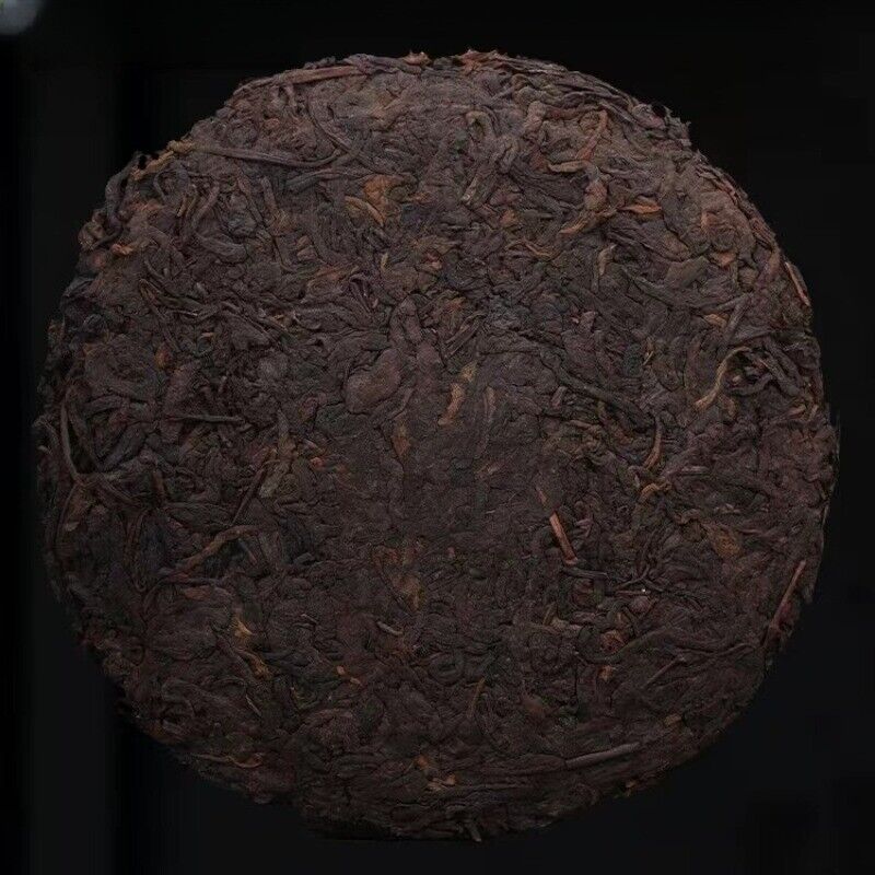 357g Yunnan Envelhecido Puerh Chá Maduro 1990 Menghai Qizi Super Grade Pu'er Chá Bolo