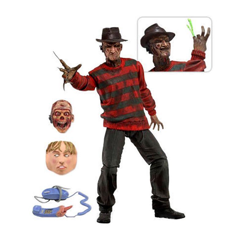 Ultimate Freddy Krueger 7" Action Figure Premium Nightmare On Elm Street Collectible