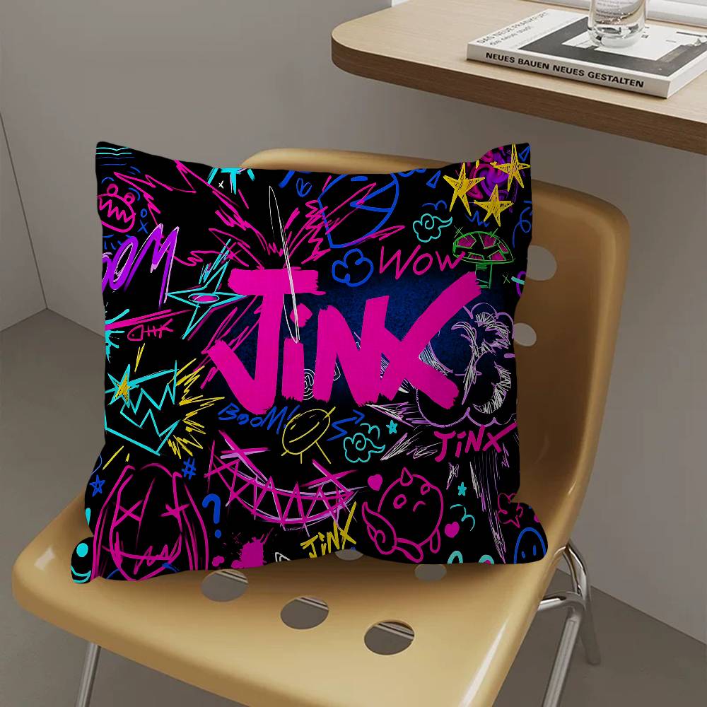 Arcane Jinx Lucky Dragon Pillow Cover Sofa Cushion Cover Home Room Decoration Children Gift