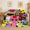 Music Sprunki Incredibox Game Soft Flannel Throw Blanket,Cozy Blanket for Bed,Couch,Sofa,Bedroom,Living Room,Travel,Picnic Kids
