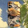 Crypto Currency Bitcoin BTC  Phone Case For Samsung S25,S24,S21,S22,S23,S30,Ultra,S20,Plus,Fe,Lite,Note,10,9,5G Black Cover