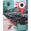 Max 110DB Bike Alarm,Bike Alarms For Ebikes Rechargeable Motorcycle Alarm With Remote,7 Levels Sensitivity Bicycle Alarm, Anti Theft Bicycle Alarm&