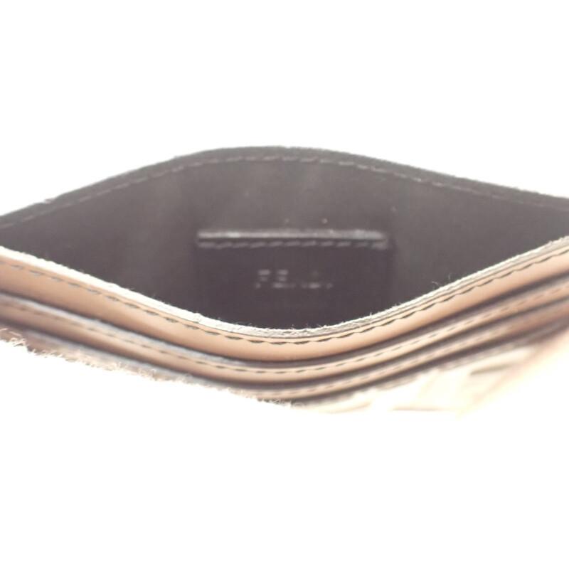 FENDI  7M0164 Card Case Brown leather Women