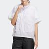 Adidas Versatile Casual Comfortable Short Sleeve Jacket Women Jackets Light-Purple White HF2474