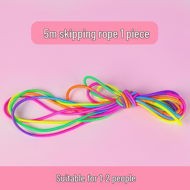 Collective Skipping Rope for Girls: Nostalgic Elastic Band for Kids Sports Activities