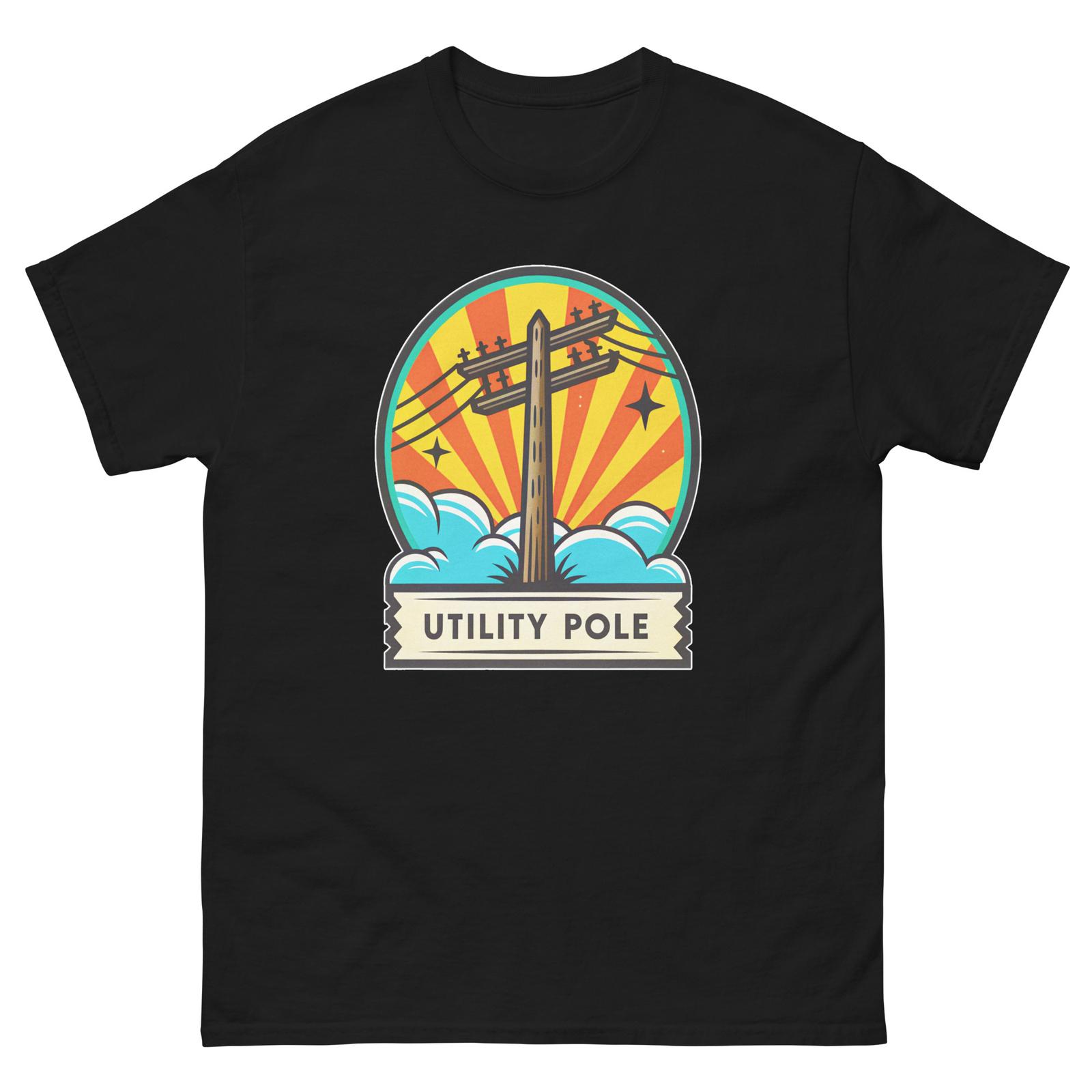Utility Pole Object Place Item Urban T-Shirt XXL