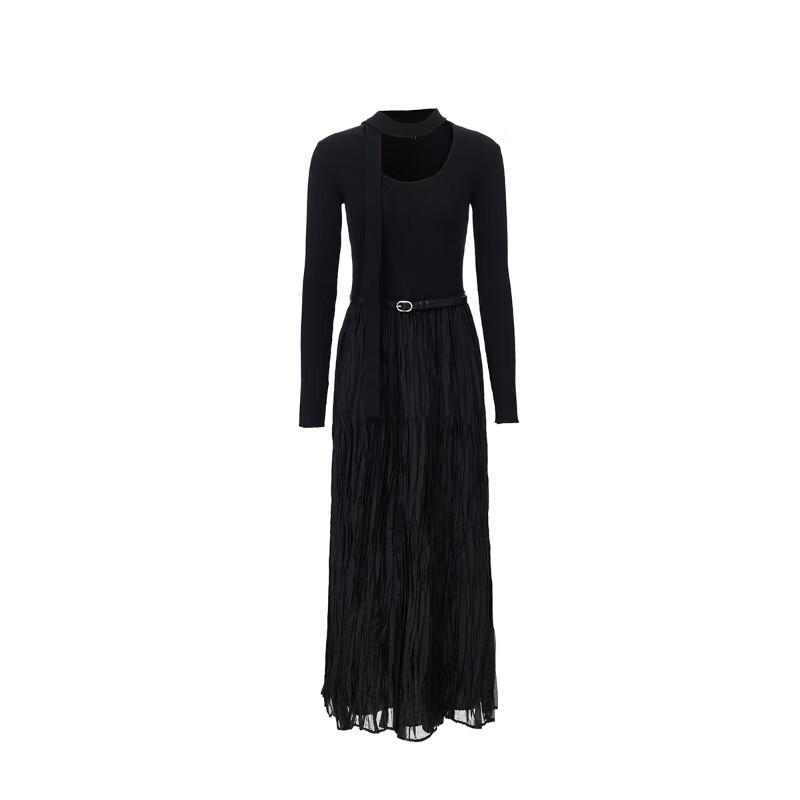 VEROMODA Elegant Midi Dress with Streamer Belt