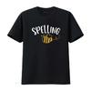 Cute Spelling Bee Design School T Shirt Vintage Washed Designer Clothes Graphic Stylish Streetwear Unisex Stretched