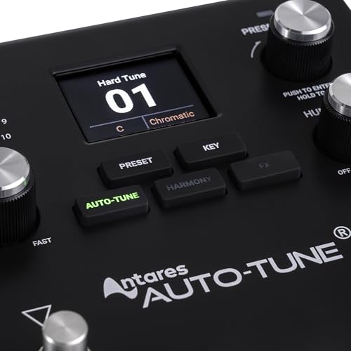 HeadRush VX5 Vocal Effects Pedal with Antares AutoTune, Real-Time Pitch Correction for Vocalists, Vocal Harmony, Guitar and Mic Inputs, and Audio Inte