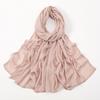 Autumn new solid color hot-selling Malay Indonesian cotton headscarf, monochrome wide-brimmed thin Modal breathable scarf