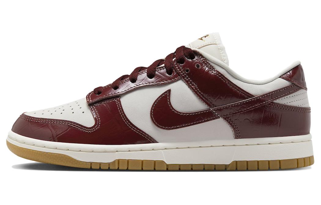 Nike Dunk Low Lx Dark Team Red Croc Women s FJ2260-004 35.5