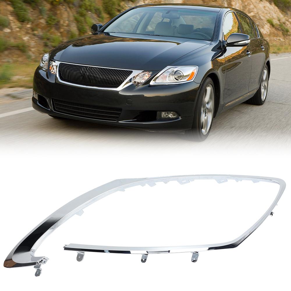 Front Headlight Chrome Frame Trim for