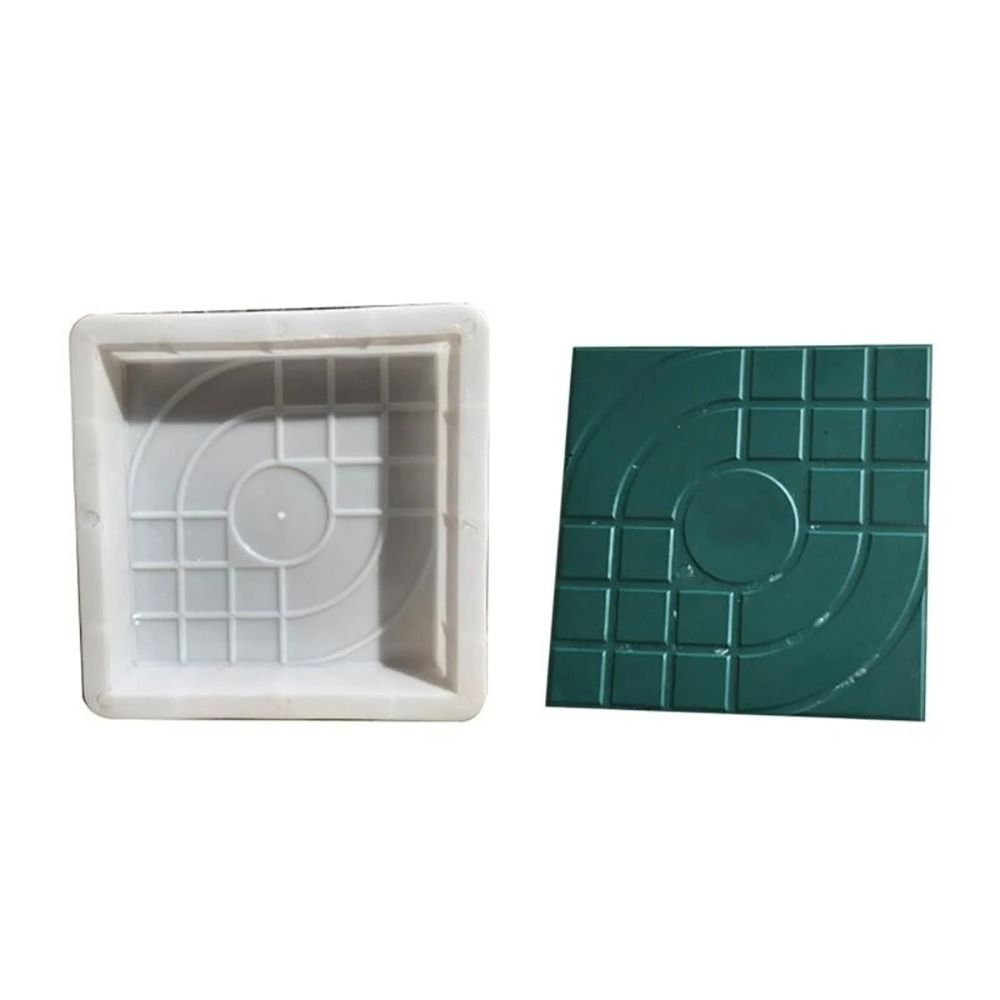 1Pcs Square Shaped Paving Brick Mould Plastic Walkway Brick Mold  For Lawn Patio Yard Garden