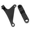 Clutch Arm Extension Lever Bracket for MT-07 2018-2022 Aluminum Alloy Clutch Arm Lever Bracket for Tenere 700 XTZ700 2019-2024 (Black)