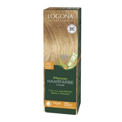 Haarfärbemittel Kräuter Haarfarbe Creme 200 Helles Gold 150ml