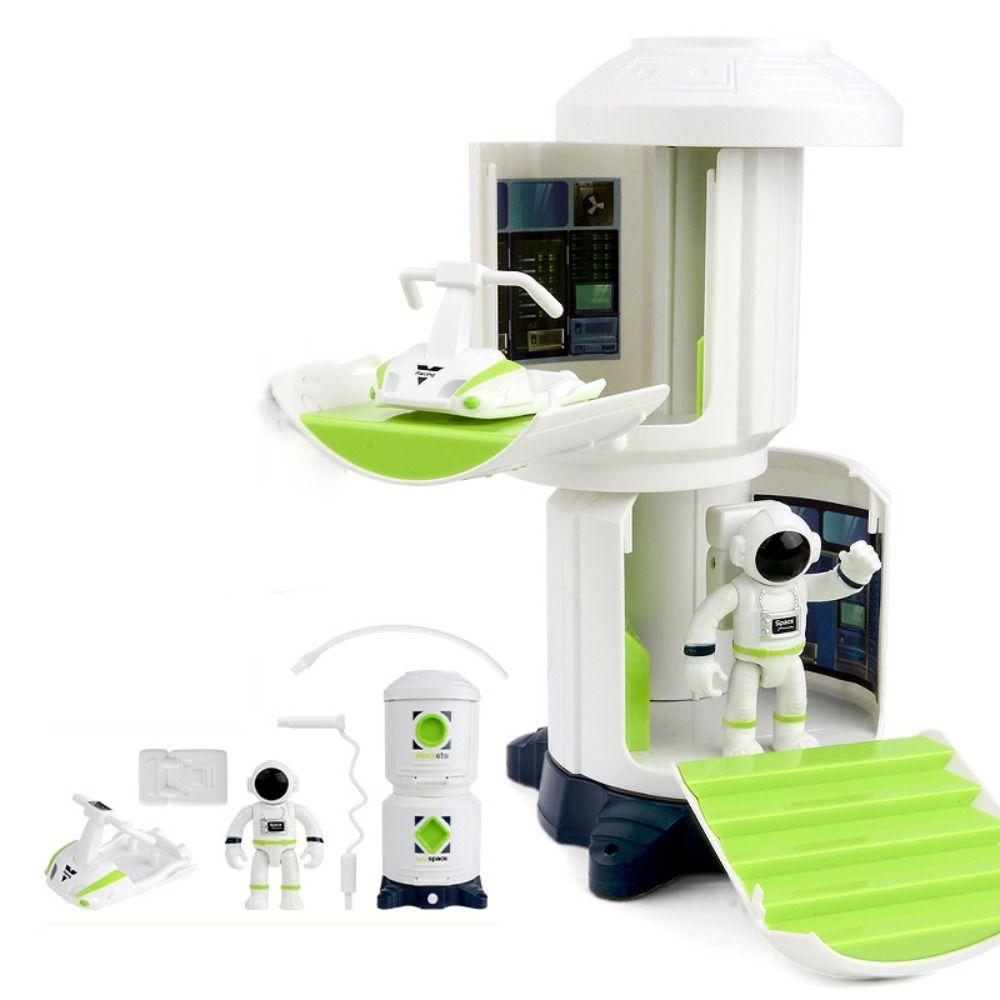 Space Station Space Shuttle Toys Rocket Spacecraft Model Acousto Optic Space Toys Toy for Kid