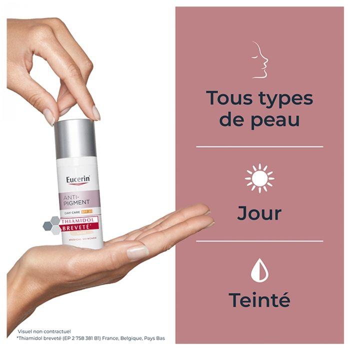 Soin de jour - Eucerin - Anti Pigment Teinte Light - SPF30 - 50 ml - Crème sans parfum
