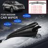 2PCS Car Blade Windshield Rubber Wiper For NISSAN Altima ARIYA JUKE LEAF MARCH MICRA NOTE NV200 SENTRA VERSA Auto Accessories
