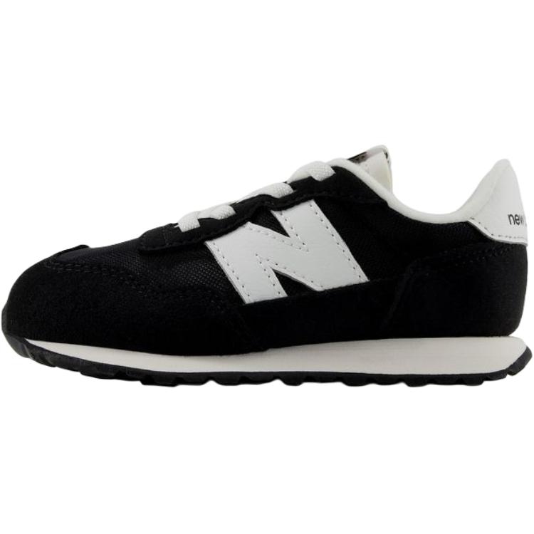 New Balance Nb 237 Comfortable Lightweight Durable Low-Top Walking Shoes Baby Shoes Black IH237DEM
