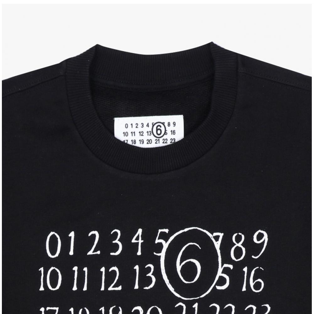 Maison Margiela Kids Sweatshirt  Adult Wearable  M61009 Mm02x M6900 Mm6 Numbered