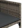 Vidaxl 5-Cz. Garden Furniture Set With Cushions, Grey, PE Rattan