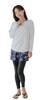 APRAL Swimsuit Rash Tankini and UPF UV Protection Women's 4-Piece Set T-Shirt Guard, Shorts, Leggings, All-in-One, 50+ [ZC8030] (JP, Alphabet, L,