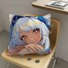 1pc Genshin Impact Mualani Pillow Case Fashion Square Pillowcase Bedroom Sofa Room Ins Decoration Leisure