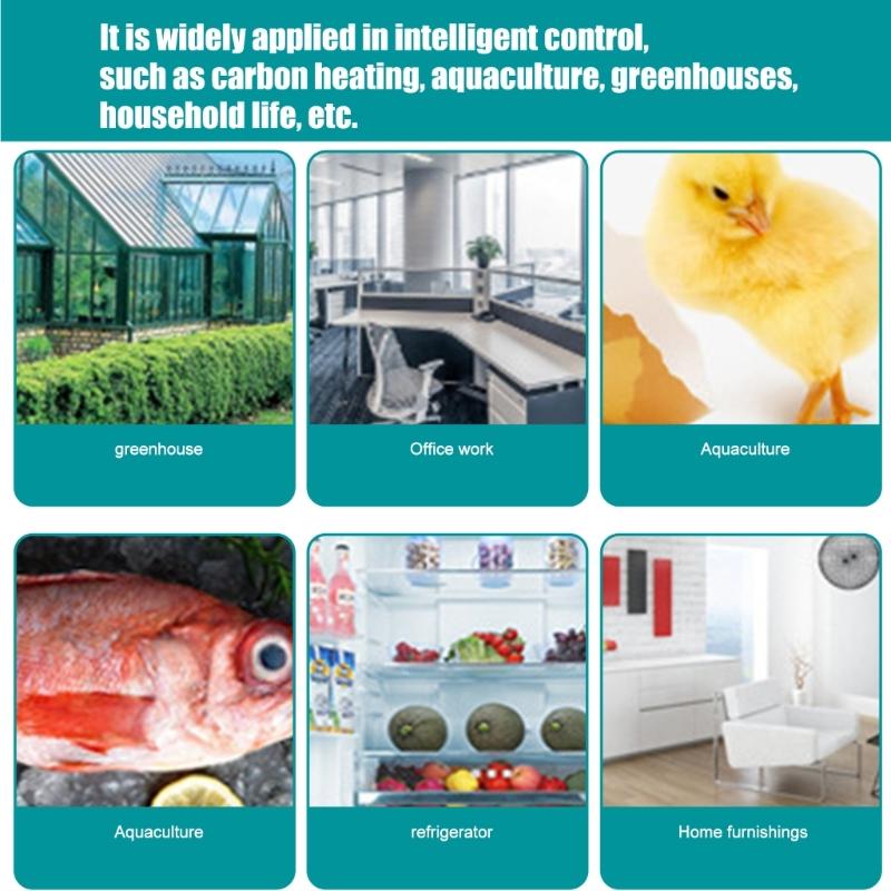 User Friendly Intelligent Temperature Control Outlet Plug With Backlit Display Suitable For Precise Heating And Cooling