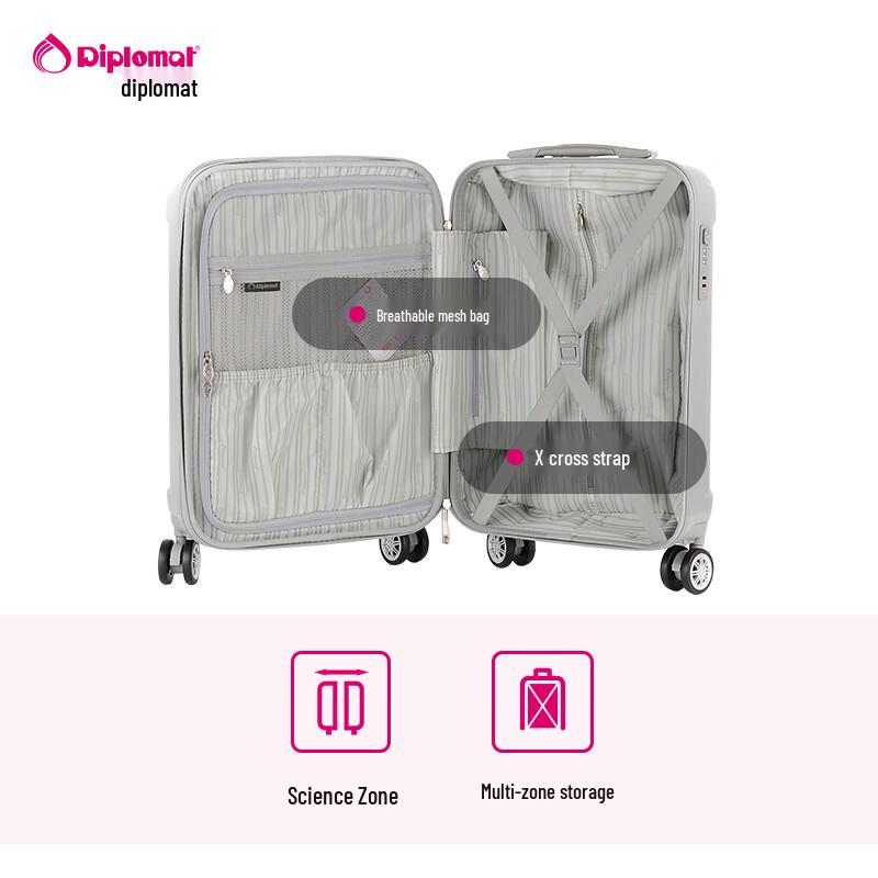 Diplomat 20-inch Expandable Carry-On Luggage