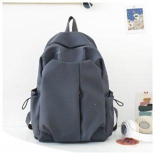 Schoolbag New Simple Men's and Women's Backpack Large Capacity Fashion School Bag Girls Junior High School Student Bag Lightweight Casual Backpack
