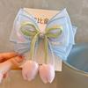 Accesorio para el Cabello Infantil con Lazo de Encaje Pinza para el Cabello Estilo Bosque Dulce Pinza para el Cabello Bordada con Malla de Cinta Elegante para Mujer