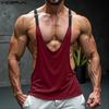 INCERUN Canottiera Cami da Uomo con Scollo a U Patchwork Senza Maniche Larga
