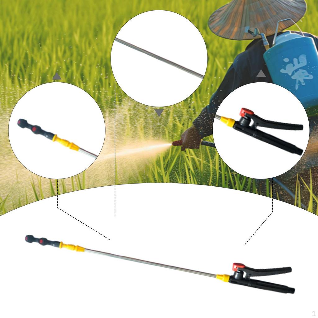 Garden Spray Wand Extension Rod 46.5cm-83cm for Outdoor Plants And Shrubs