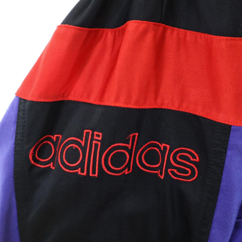 adidas 80s Vintage International Flag Tag, Multicolor Trefoil logo Track jacket Men's Used