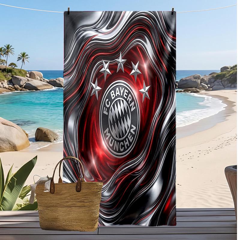 Bayern Munich Printed Beach Towel Quick Dry Soft TowelPortable Large Rectangular Beach Blanket for Travel Swimming Pool