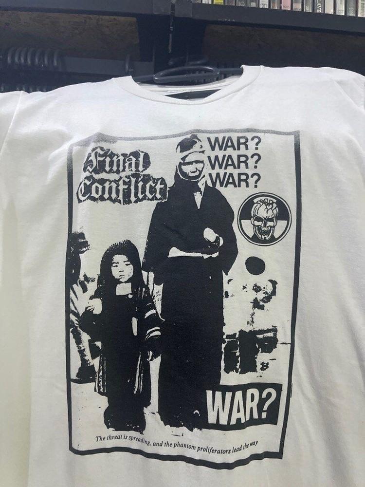 Vintage 90s Final Conflict  War  T-Shirt Tee Unisex Men Women S to 5XL EN203 Unisex T-Shirt XXL
