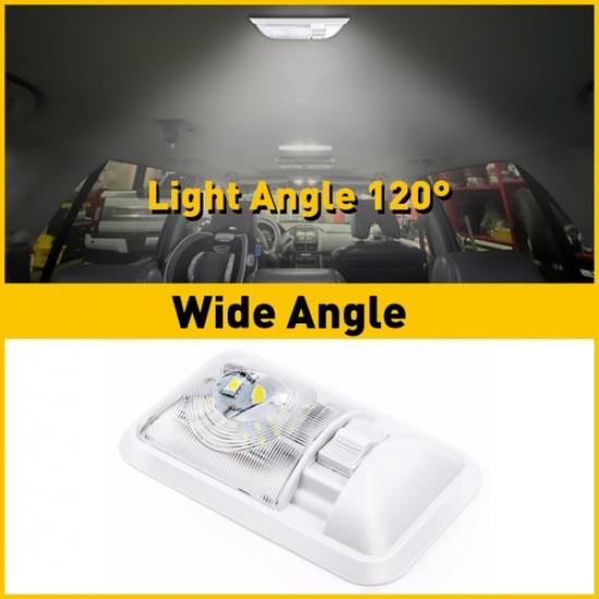 4PCS LED RV Dome Ceiling Light 24LED for Camper Trailer RV Interior Lighting EOA