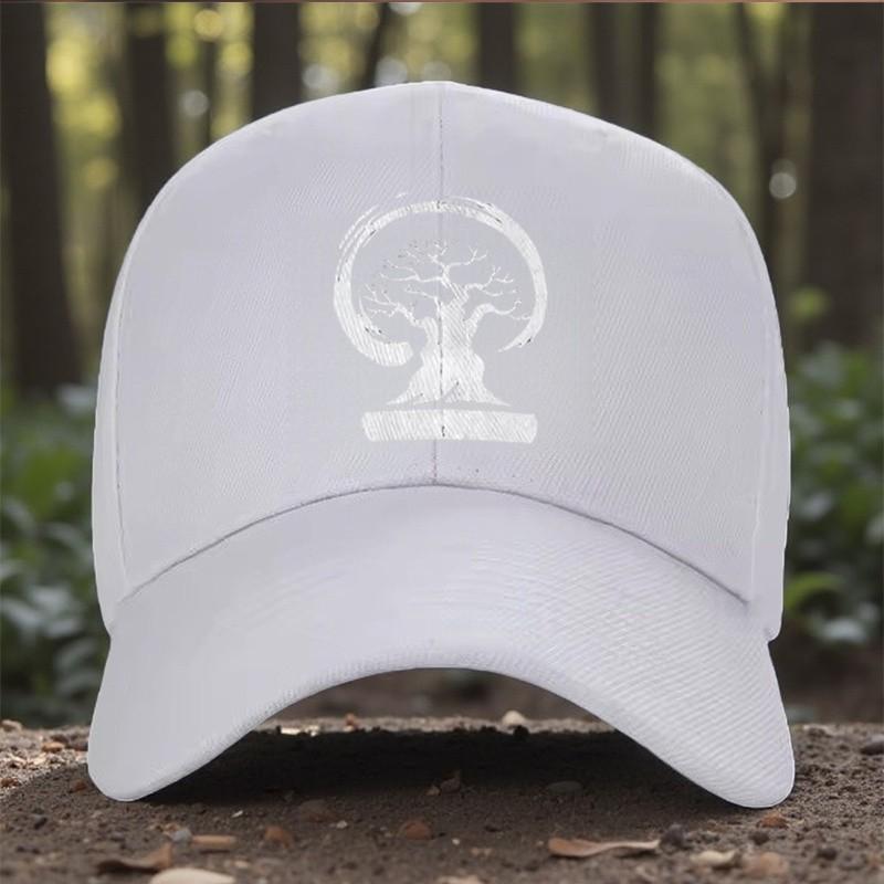 Tree Badge Baseball Cap Unisex Snapback Adjustable Polyester Casual Outdoor Sun Hat