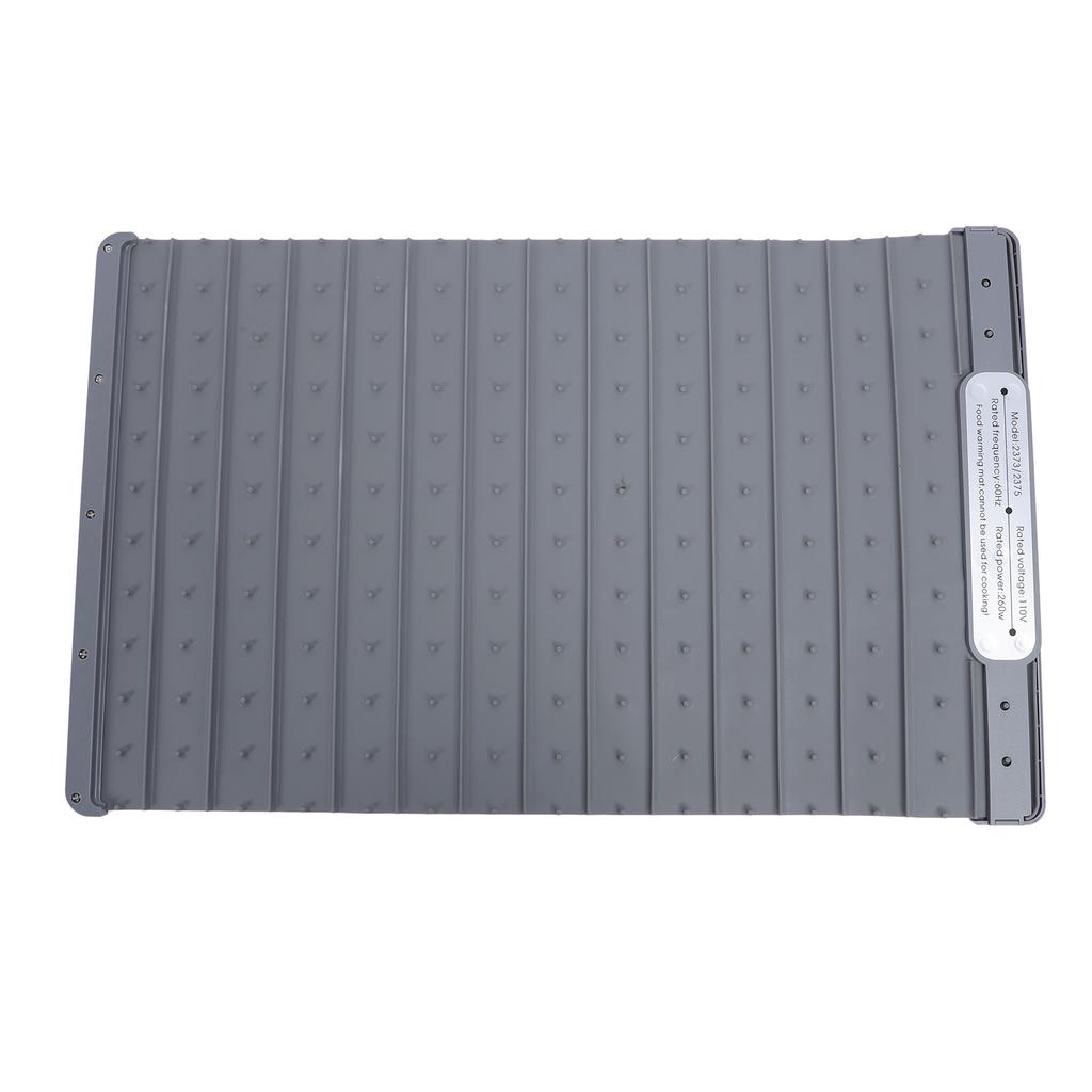 Food Warming Mat Silicone Electric Warming Tray Foldable Heater Food Pad with 3 Temperature Levels