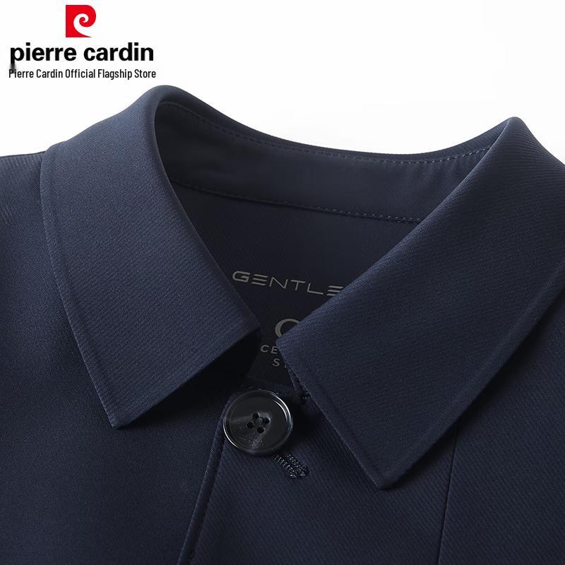 Pierre Cardin Men's Mid-length Business Casual Trench Coat