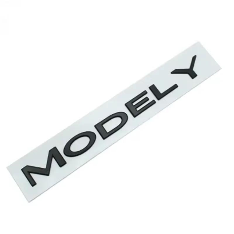 

Original 3D ABS Letters Logo For Tesla MODEL 3 Y Car Rear Tailgate Trunk Emblem Badge Decal Stickers Auto Styling Accessories