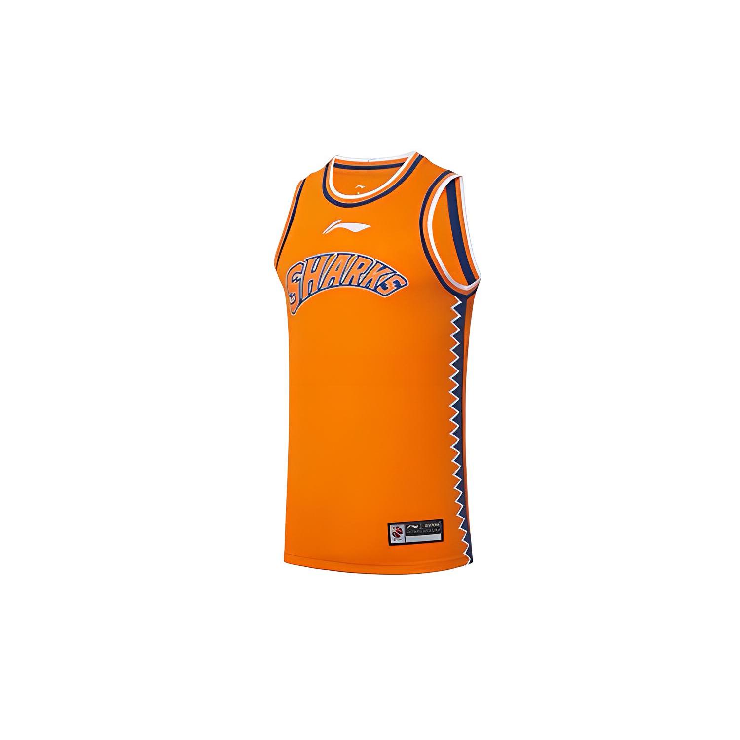 Li Ning CBA Basketball Jersey Shanghai Team Edition Men s AAYS379-2 L