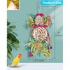 Bissap 2PCS Bird Parrot Foraging Shredder Hanging Toys Sola Balls Sepak Takraw with Pacifier for Small Parrots Parakeets Conures Cockatiels Love