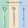 Escova de Dentes Limpador e Raspador de Língua Dois em Um