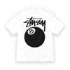 Stussy 8 Ball Pigment Dyed T-Shirts Natural White Men's (SS24)- Unisex T-Shirt