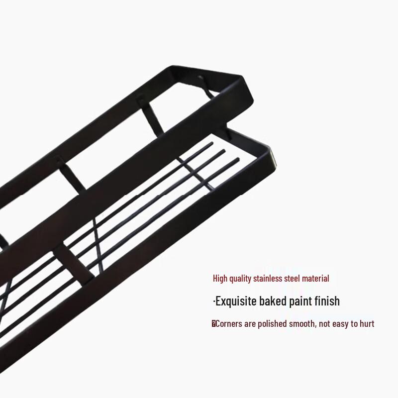 Yunshuang Modern Wall-Mounted Single-Layer Spice Rack 35CM