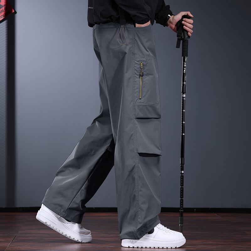 Jialeinuo Men's Outdoor Triple-Proof Quick-Dry Straight-Leg Casual Pants