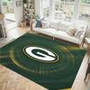 Tappeto in Velluto Cristallo Design Green Bay Packers Accogliente Non?Tappeto Stampato Antiscivolo per Camera da Letto Soggiorno Ingresso